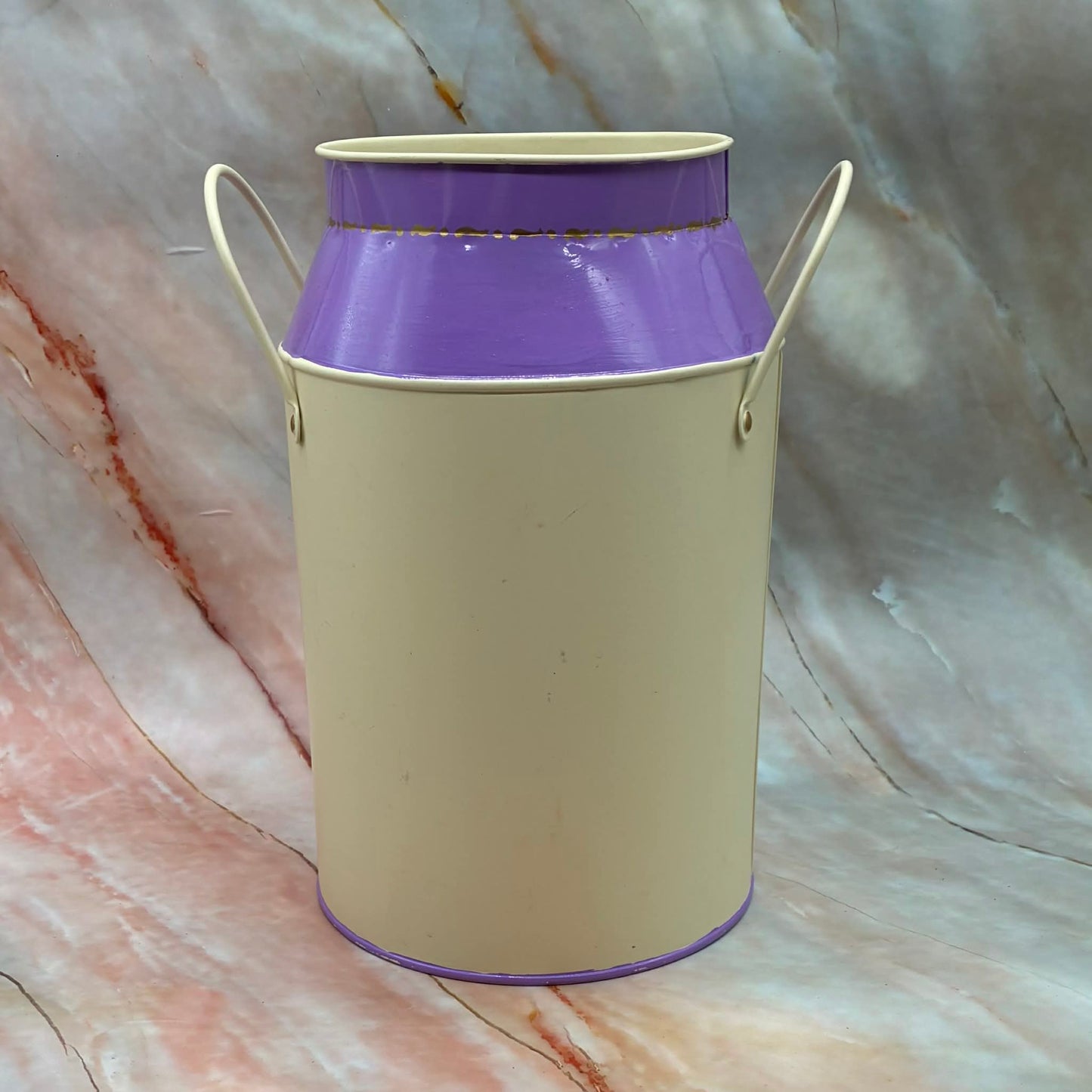 Hand Painted Milk Churn | Metal & Enamel