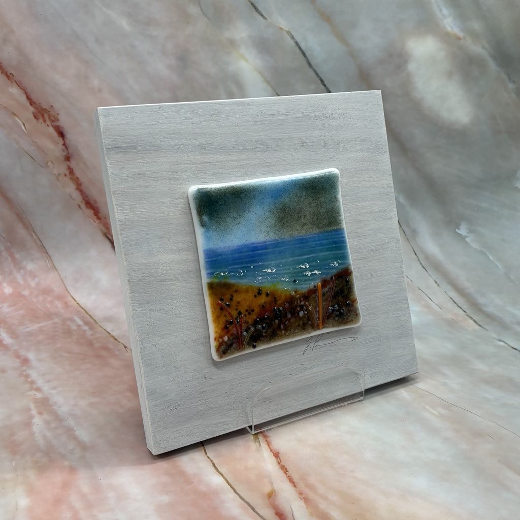 Hunmanby Gap | Fused Glass | Powder Artwork