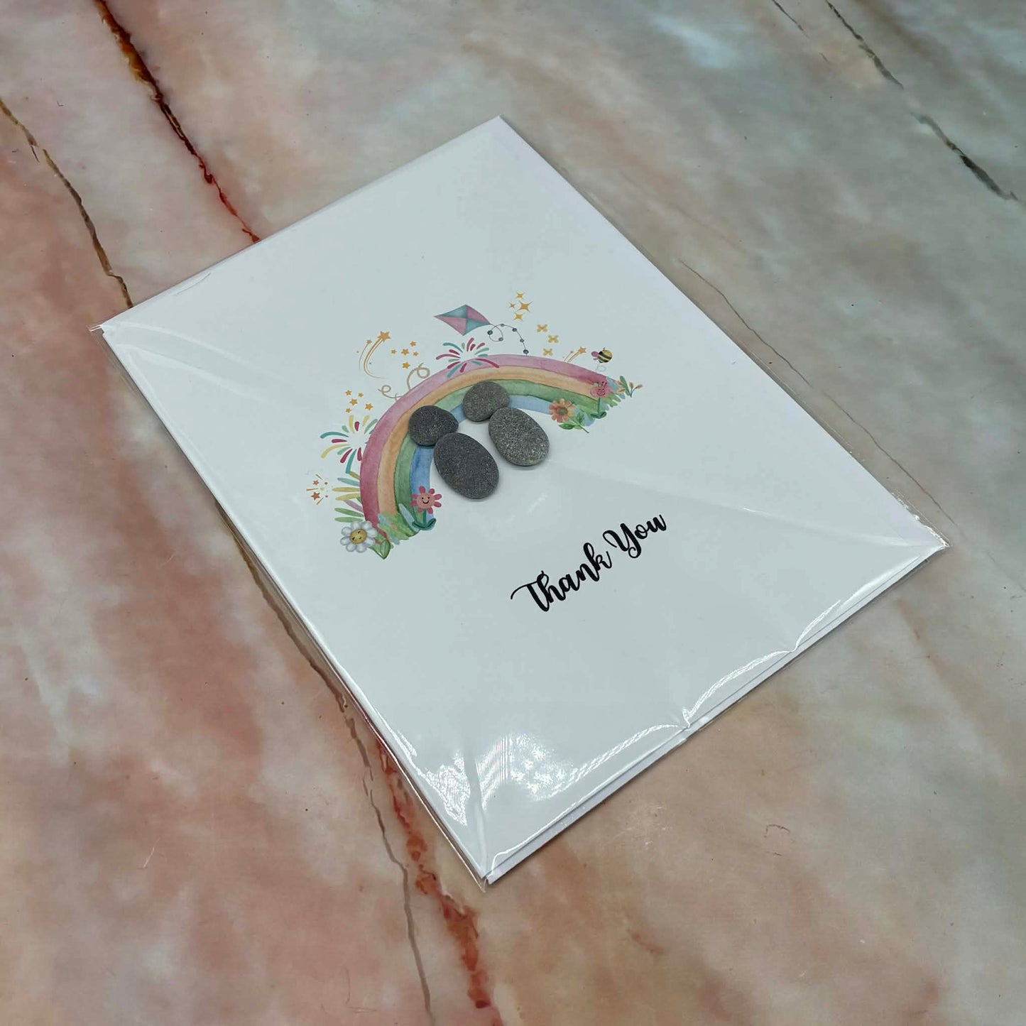 Pebble Art Cards | Thank You