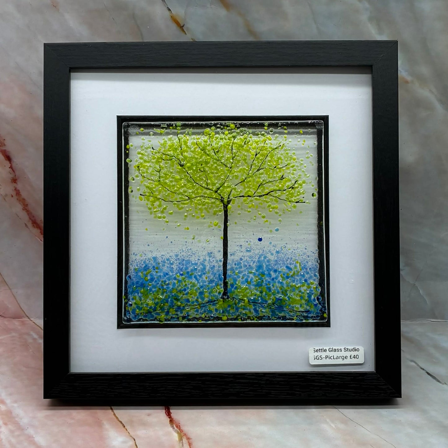 Summer Tree | Fused Glass Picture | 2 Sizes