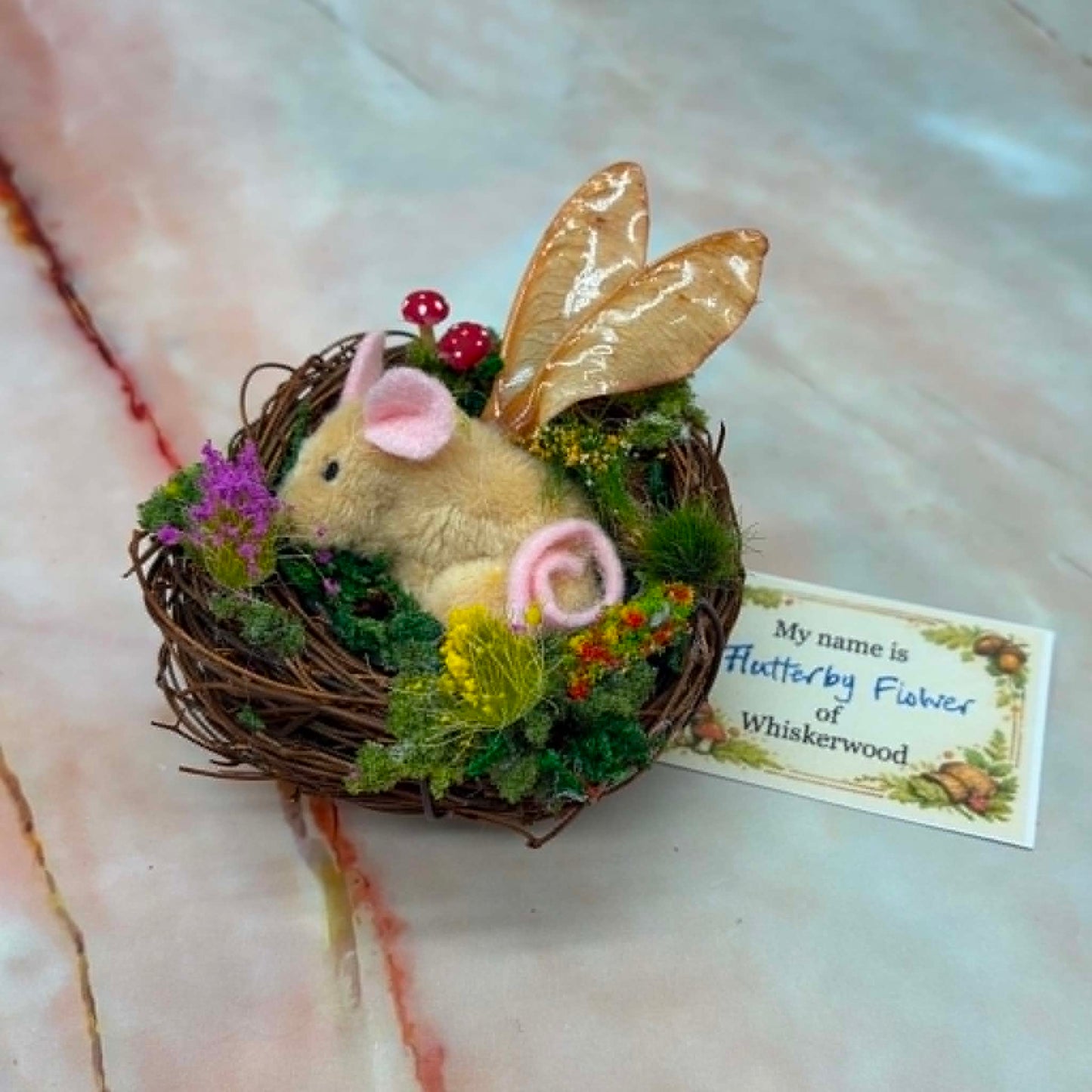 The Whiskerwood Fairy Collection | Handmade Fairy Mice Decorations