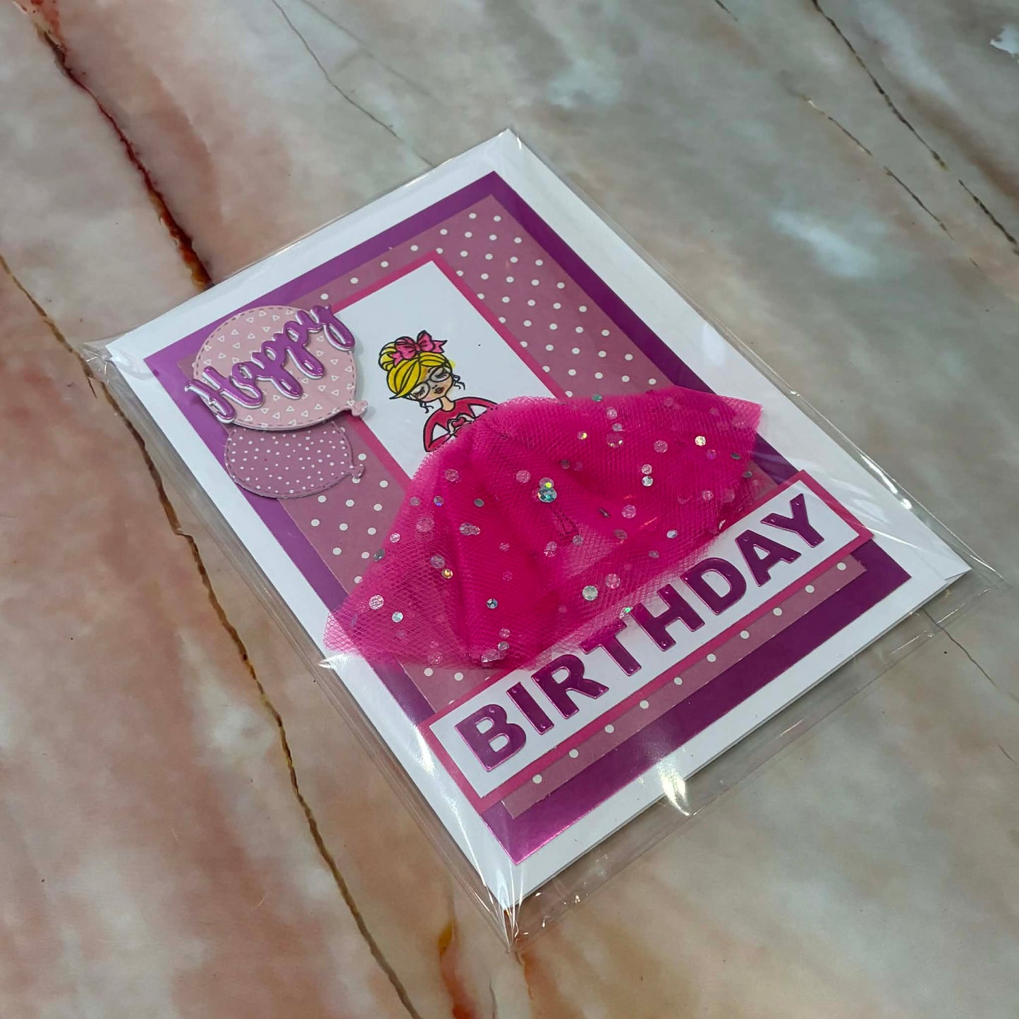 Handmade Girls Birthday Cards | 2 Designs