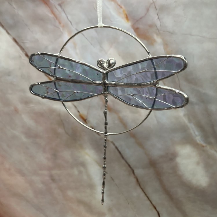 Hanging Dragonflies | Stained Glass | Various Colours