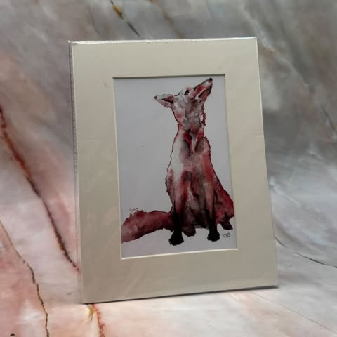Wild Fox Mounted Prints | Various Designs