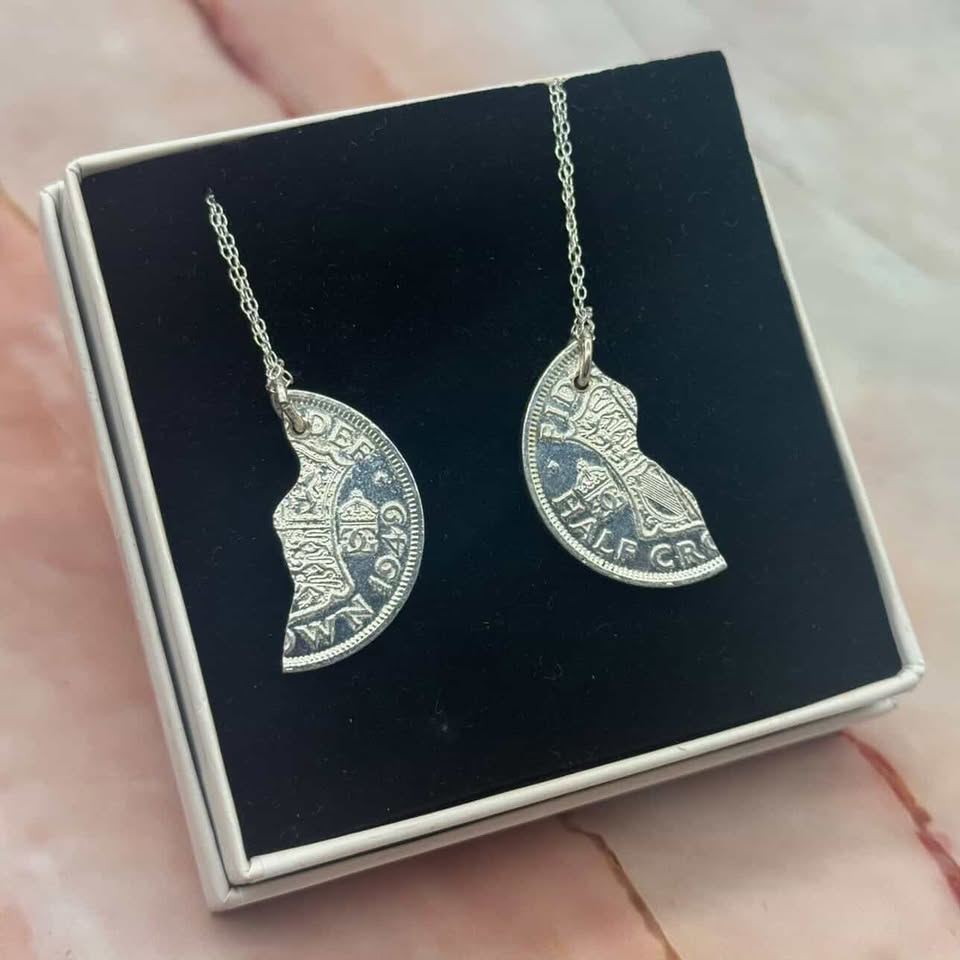 Vintage Coin Necklaces | Soulmate Pair