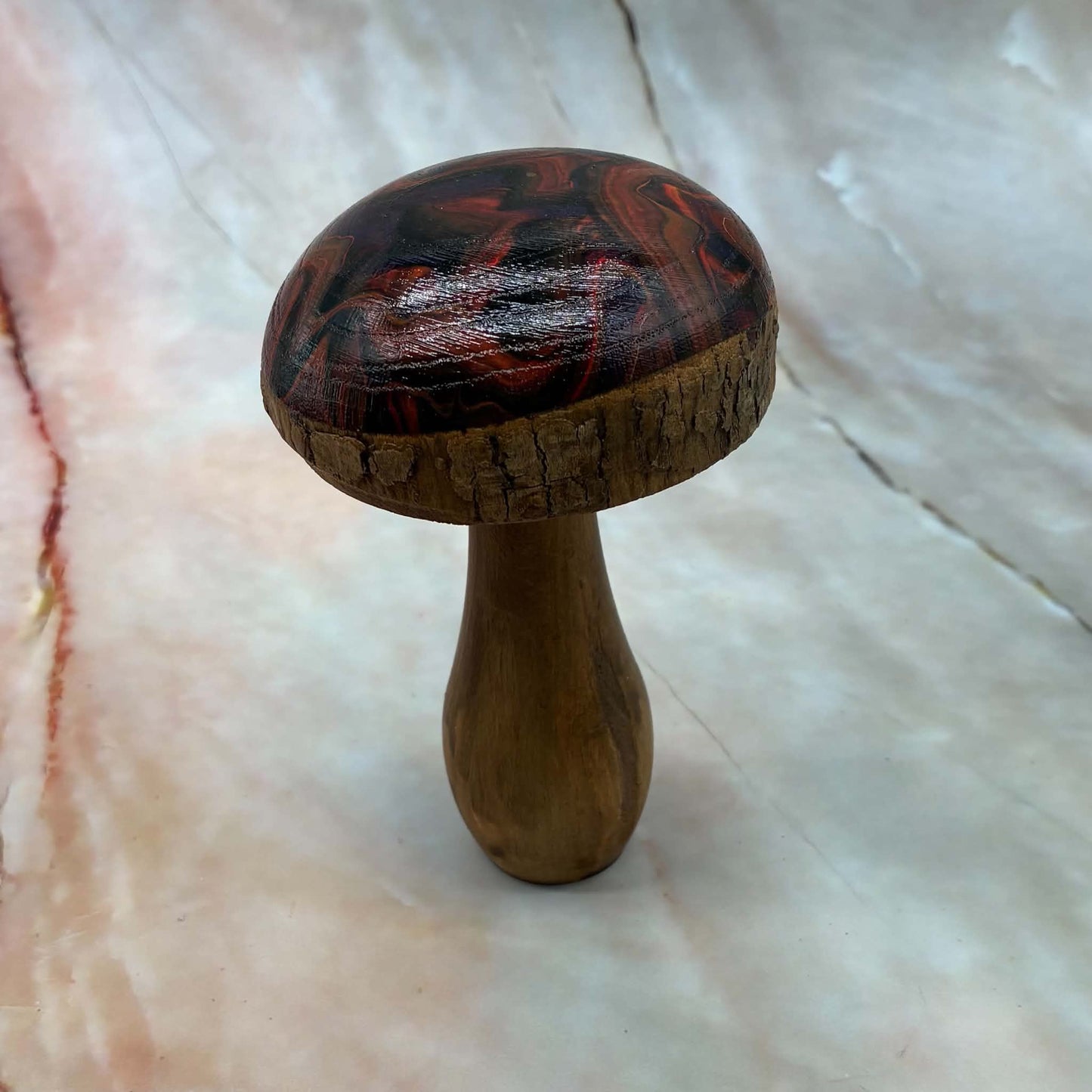 MegaShroom | Freestanding Mushroom Decoration | Wood & Acrylic Paint