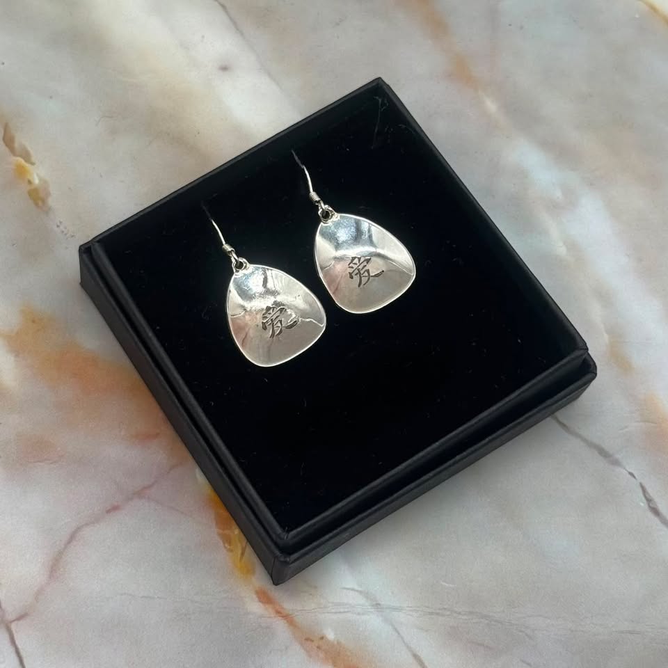Vintage Fork and Spoon Earrings with Sterling Silver Hooks | Silver & Silver Plated