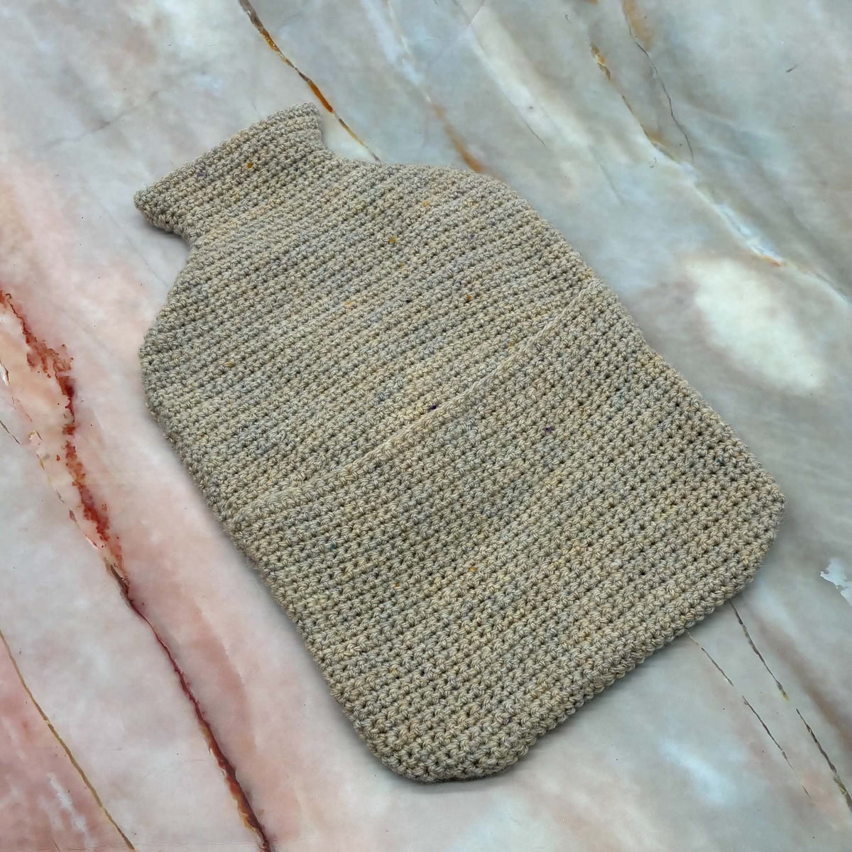 Handmade Autumn Hot Water Bottle Cover | Crochet