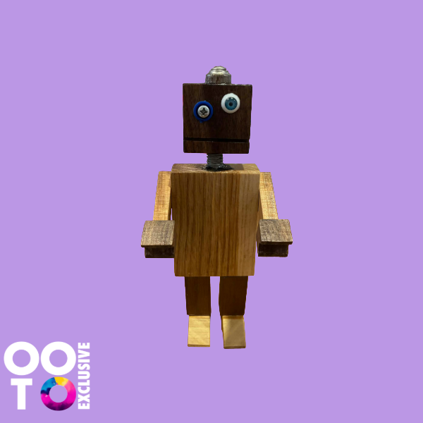 Handmade Wooden Robots | 2 Designs