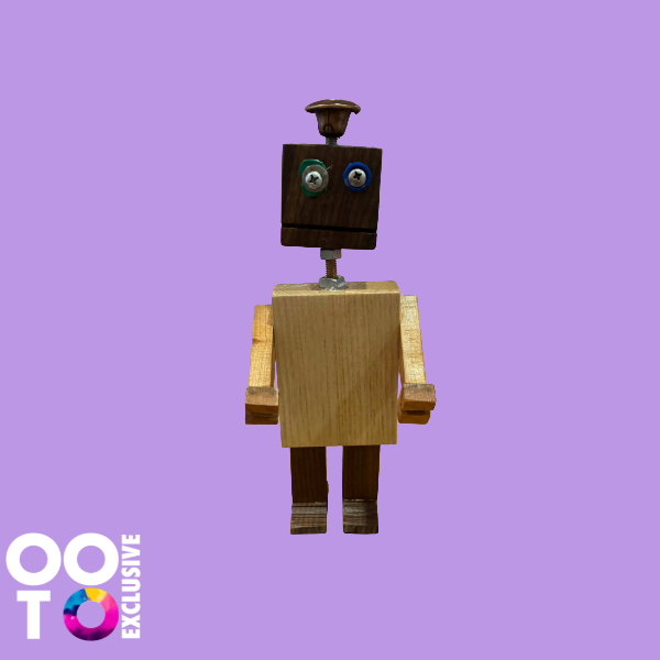 Handmade Wooden Robots | Various Designs