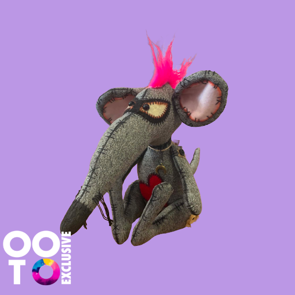Ratty | Hand Sewn | Fabric Gothic Decoration