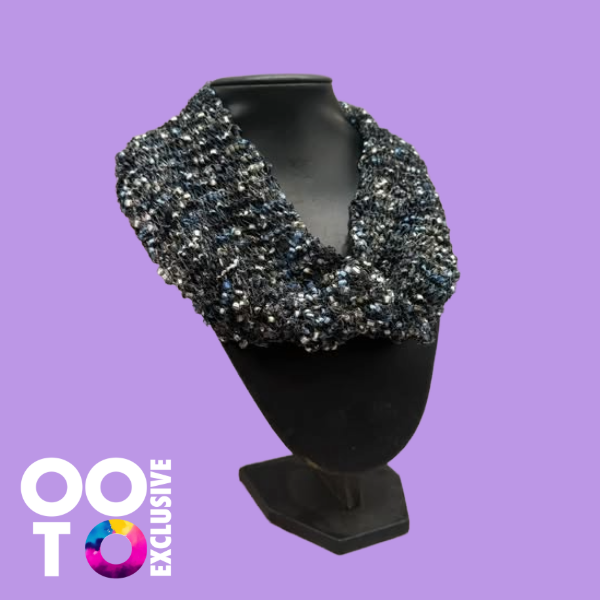 Handknitted Loop Twist Neck Scarves | Choose Your Colour!