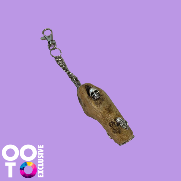 Driftwood Gothic Keyrings | Skull Charms