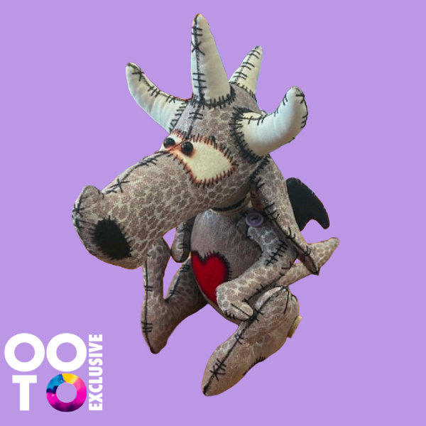 Dragon | Hand Sewn | Fabric Gothic Decoration