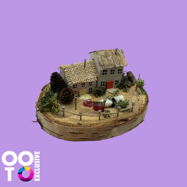 Handmade Small Wooden Country Cottages | Houses with Sheep