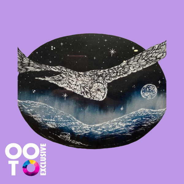 Barn Owl - Winter's Night | Open Edition Framed Lino Print