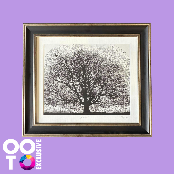 Solitude | Variable Edition Framed Lino Print