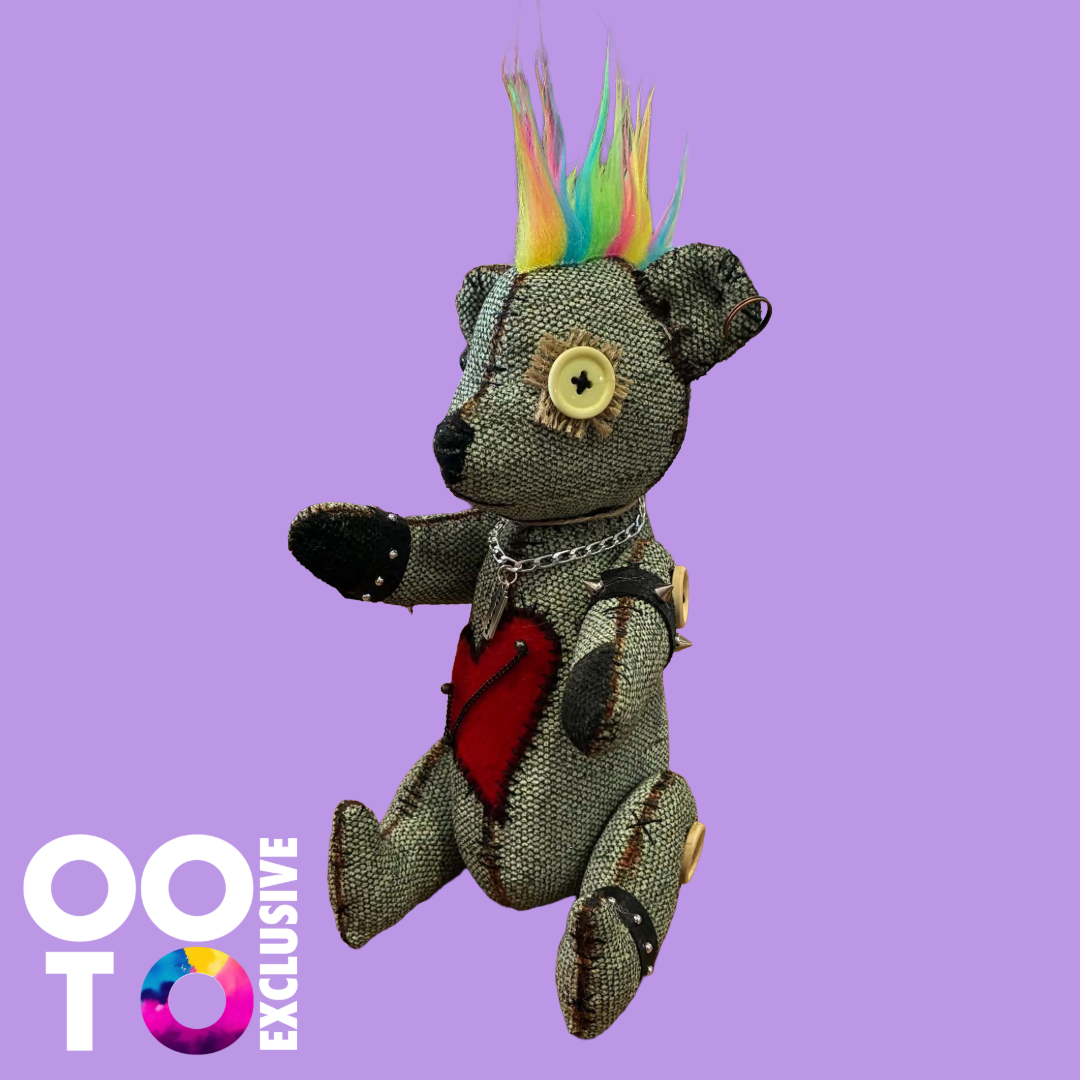 Deddy Bear | Hand Sewn | Fabric Gothic Decoration| Various Designs