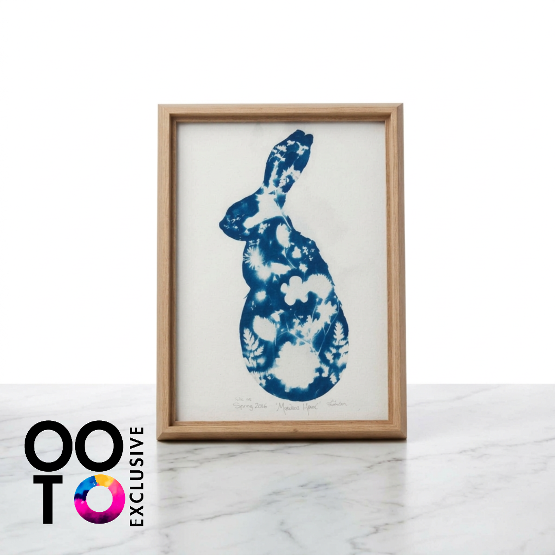 Meadow Hare | Limited Edition Cyanotype
