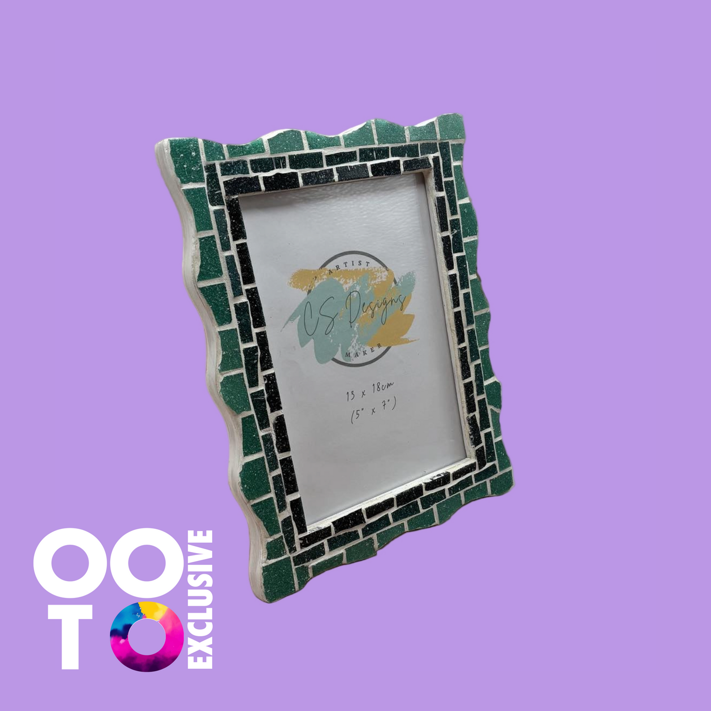 Waves | Mosaic Picture Frame | 5 x 7 inches