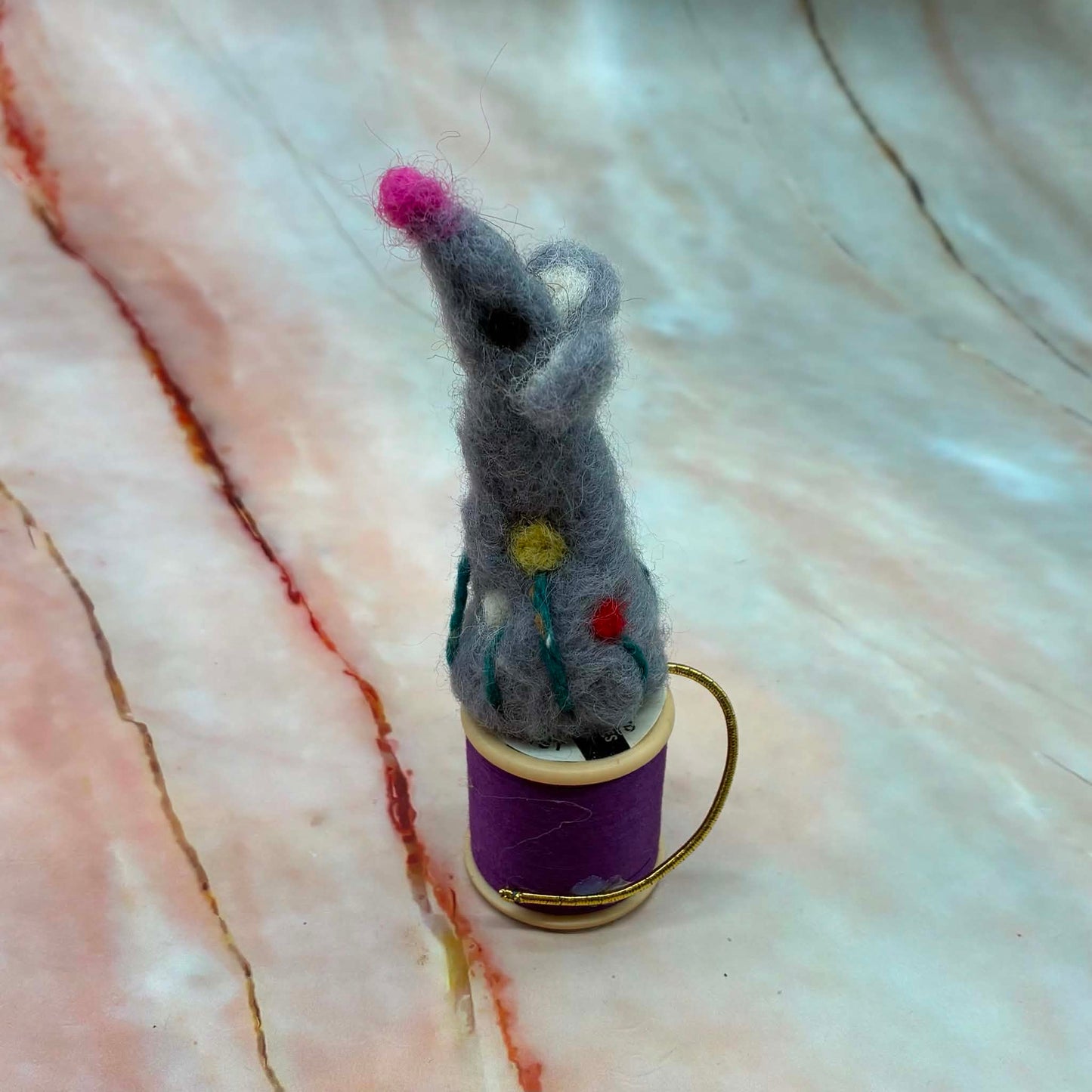 Needle Felted Mice | Handmade Freestanding Decorations