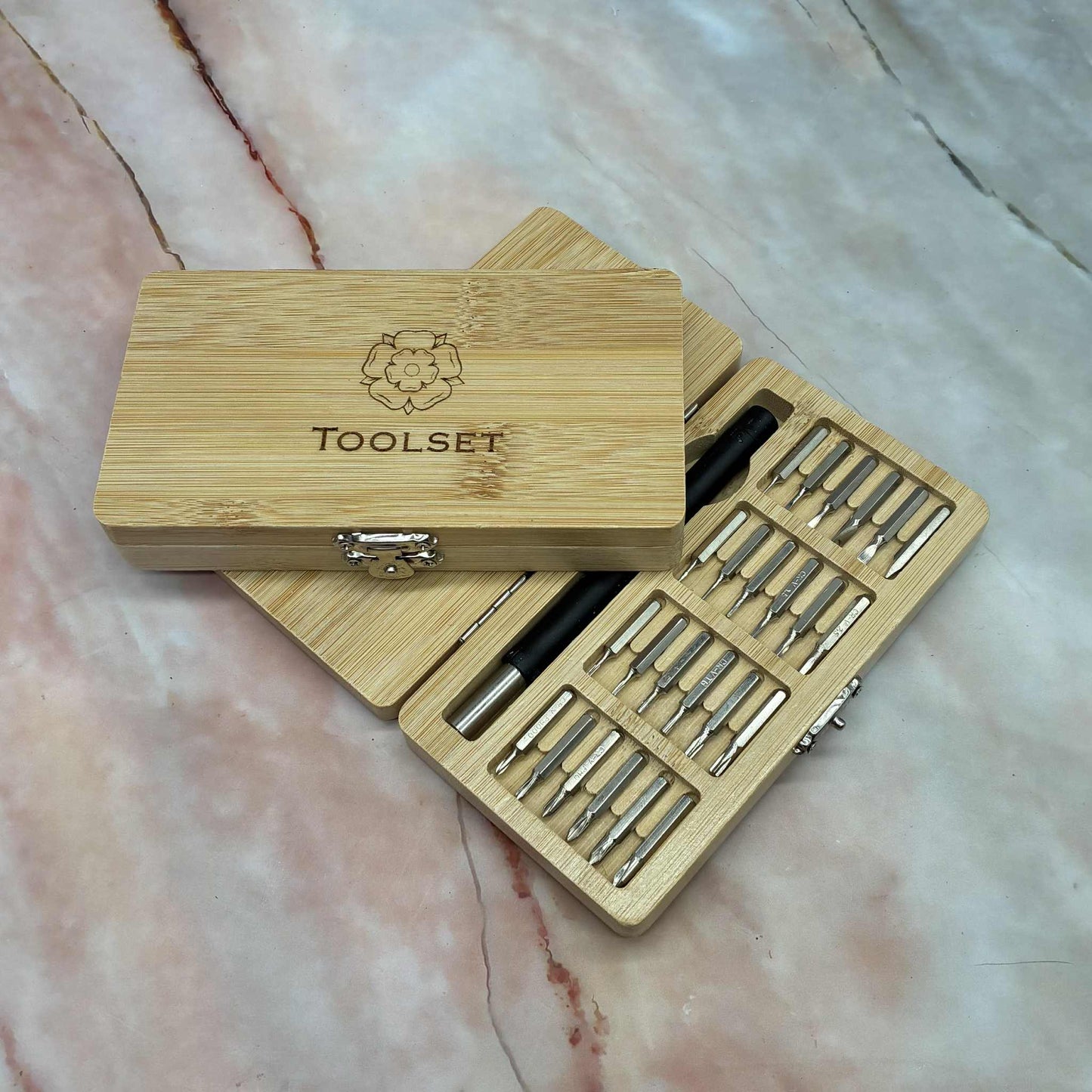 Wooden Screwdriver Box Set | Laser Etched | Various Designs