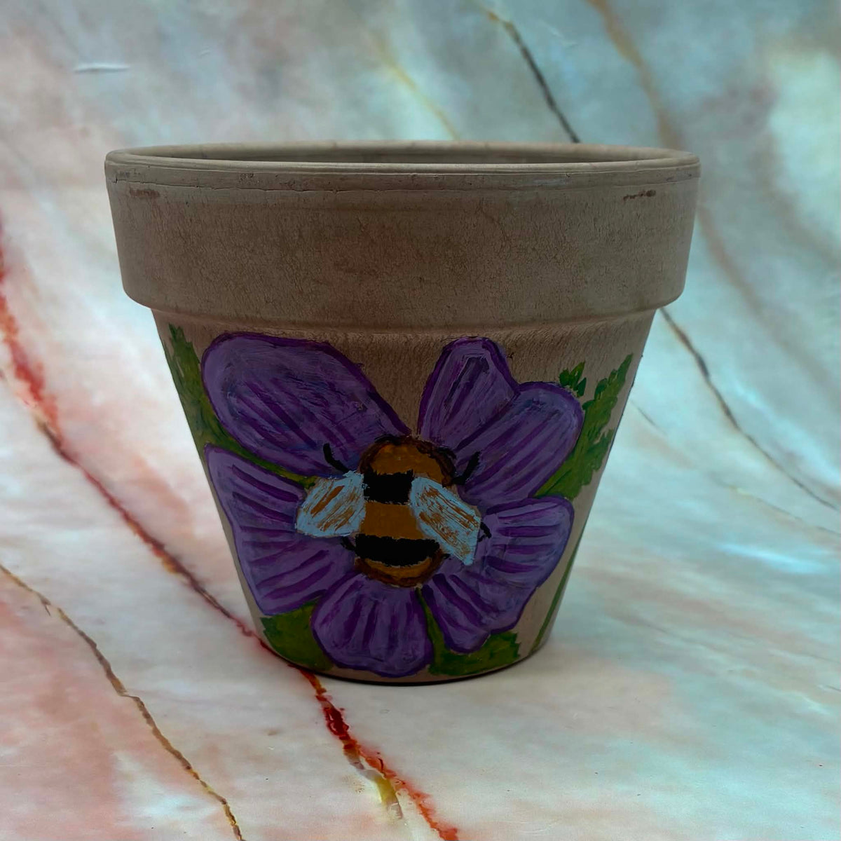 Large Terracotta Pots | Hand Painted | Choose Your Favourite!