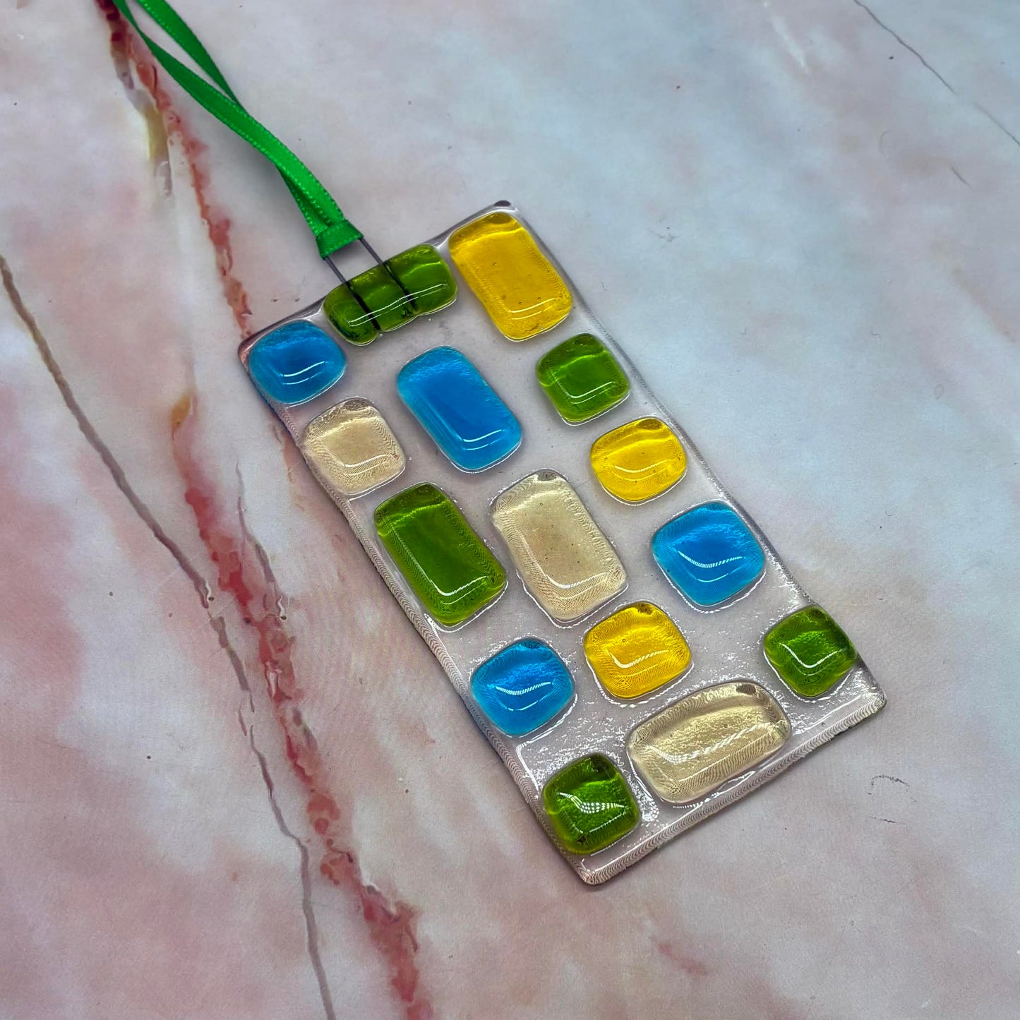 Multi Coloured Fused Glass Window Hangs | Choose Your Colour!