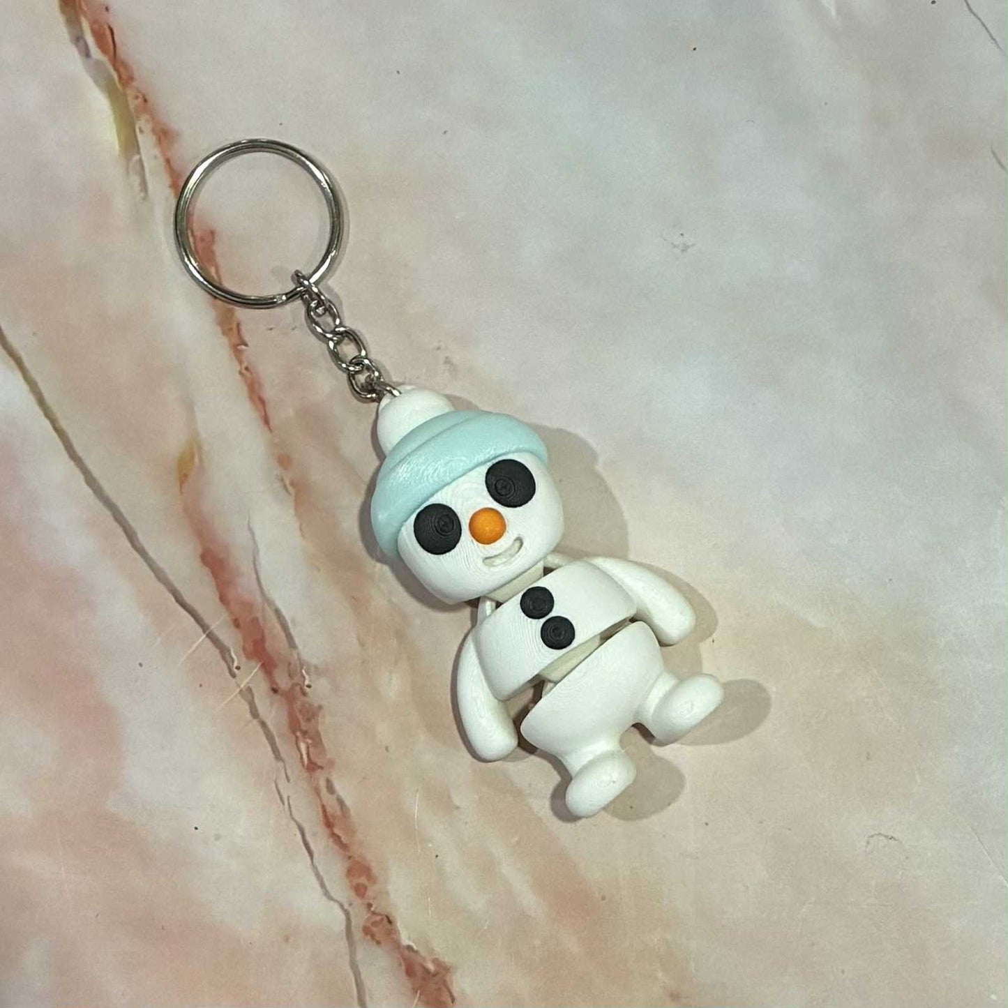 Snowman Keyring | 3D Printed