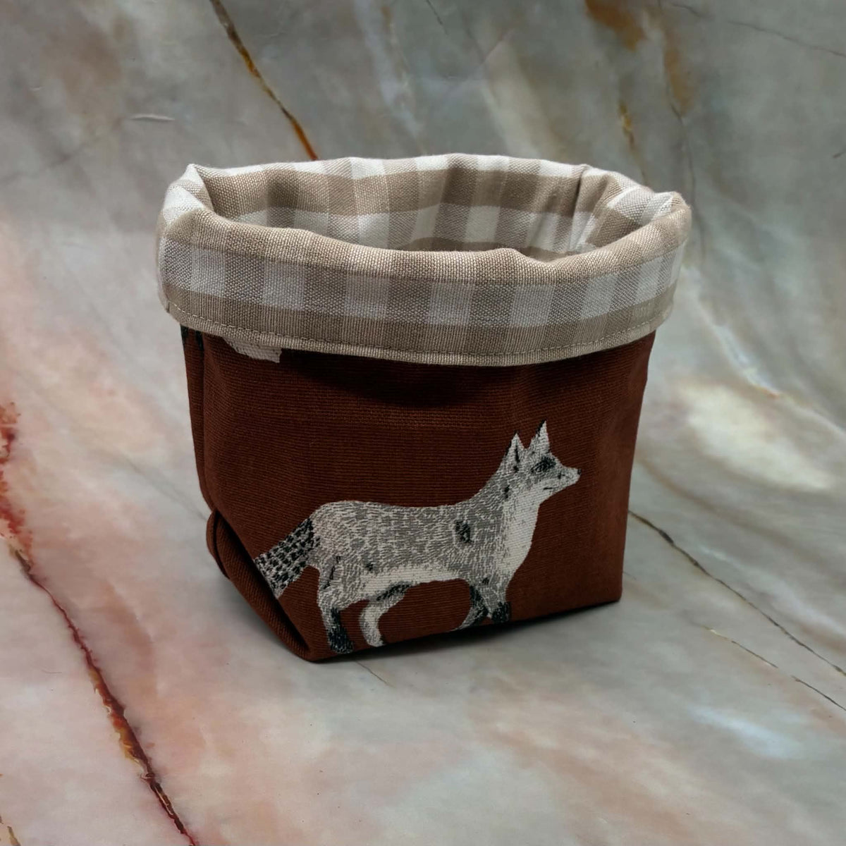 Small Fabric Pots | Lined | Fully Reversible | Various Designs