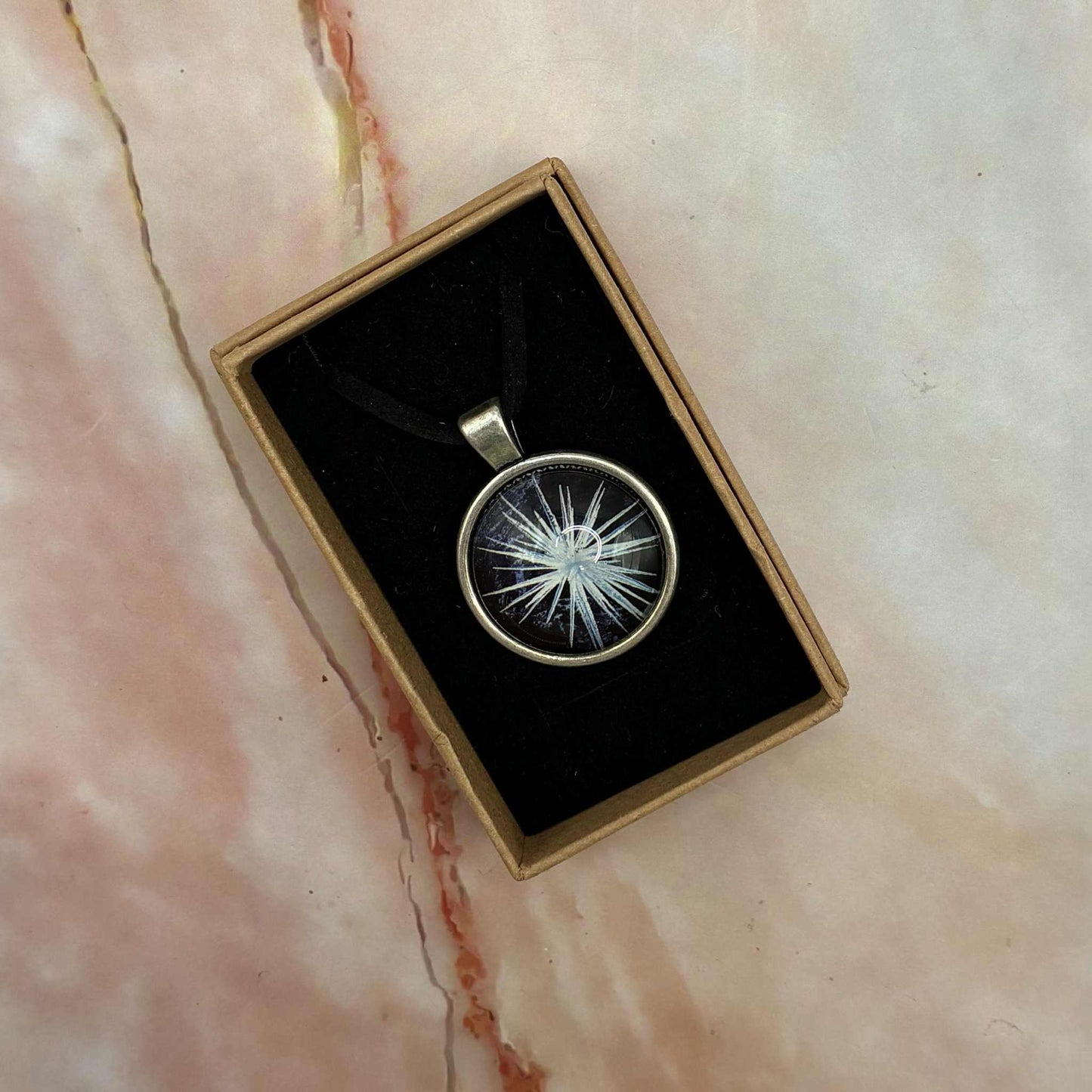 Pendant Necklaces | Glass Cabochon | Cord Chains