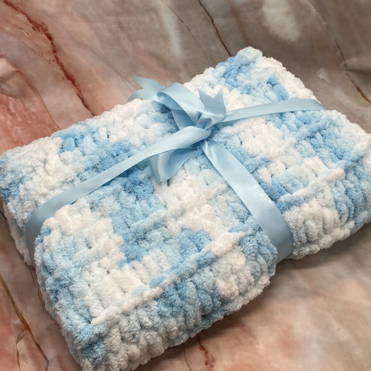 Hand Knitted Baby Blankets | Choose Your Colour!