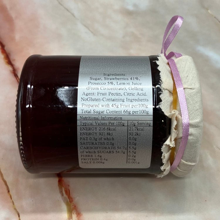 Strawberry Jam with Prosecco