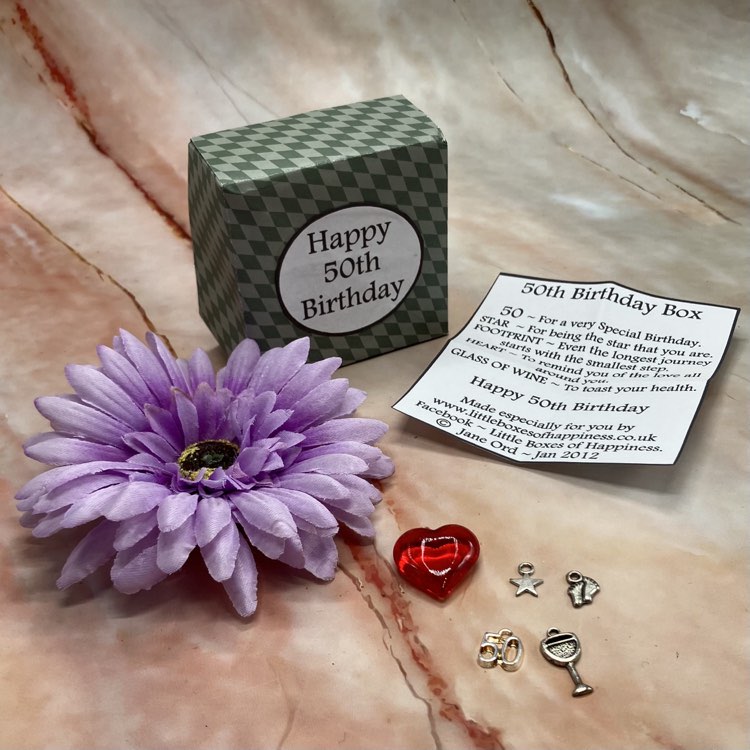 50th Birthday | Unique Gift Box