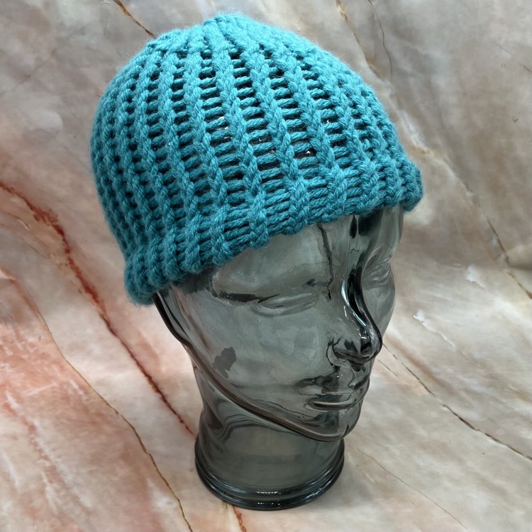 Small/Children's Beanie Knitted Hats | Handmade on a Loom