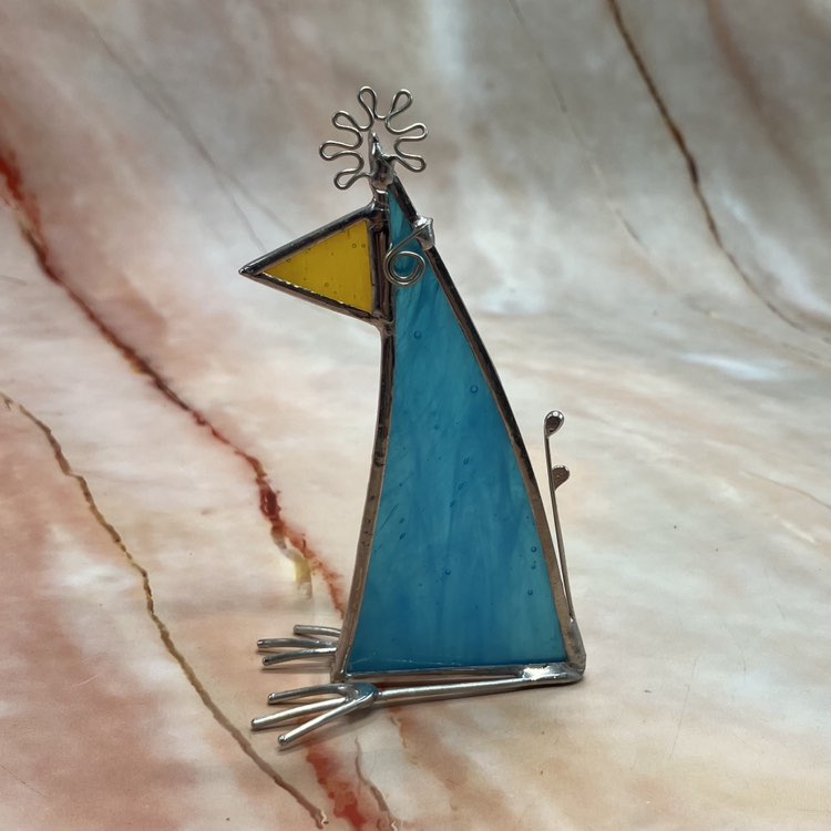 Gustav the Grumpy Bird | Stained Glass | Various Colours