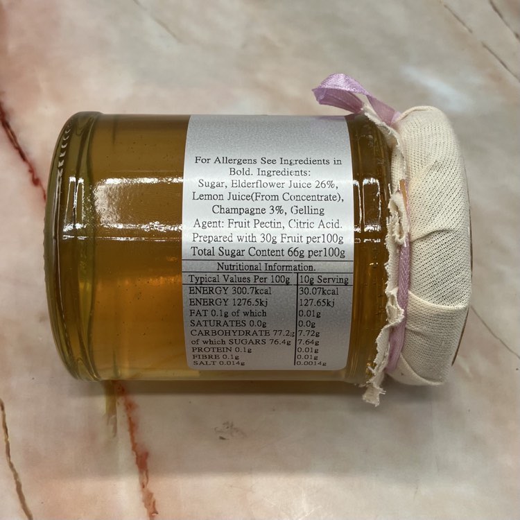 Elderflower Jelly with Champagne