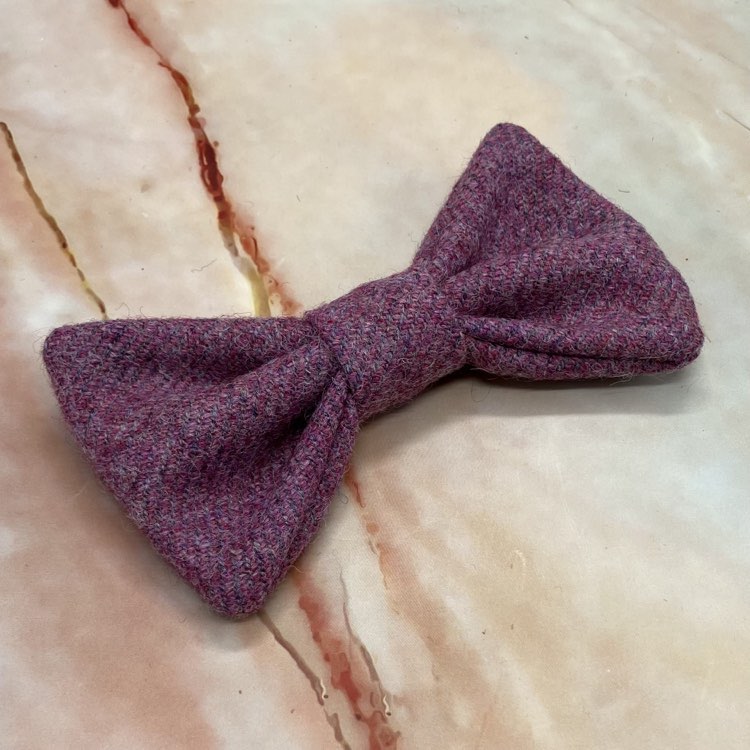 Handmade Yorkshire Tweed Bow Ties for Puppies & Dogs | Choose Your Colour!