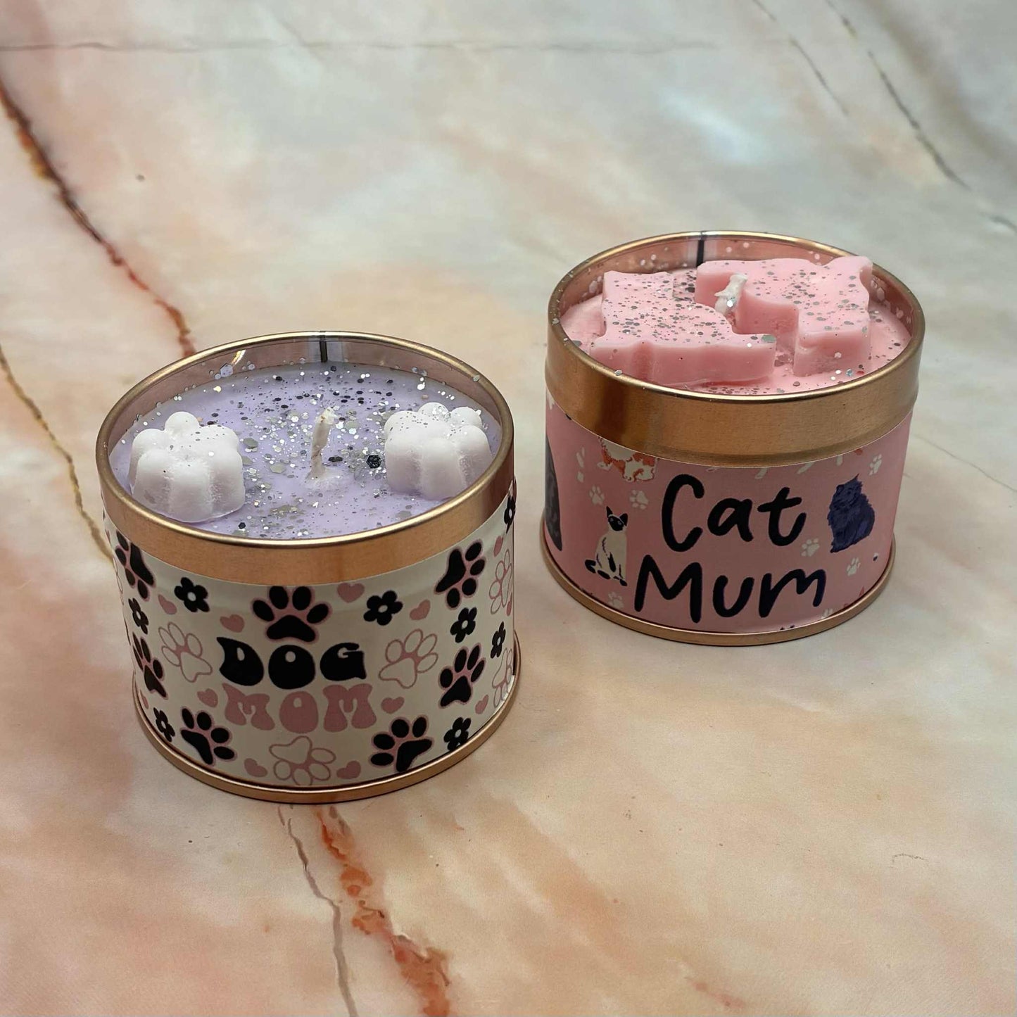 Dog & Cat Mum Candles | Candy Heart Scent