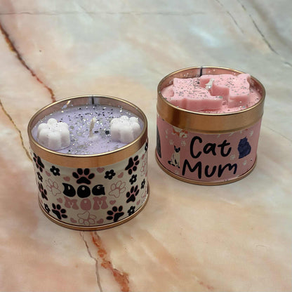 Dog & Cat Mum Candles | Candy Heart Scent