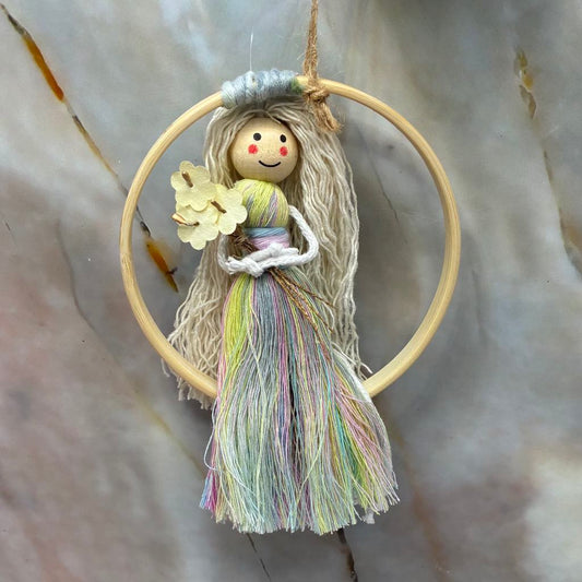 Macrame Flower Girl | Various Colours