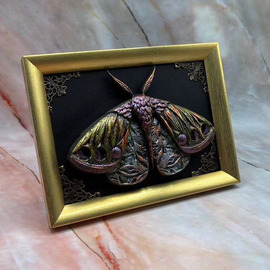 Moth Artwork | Eco Friendly Resin Clay | Various Colours