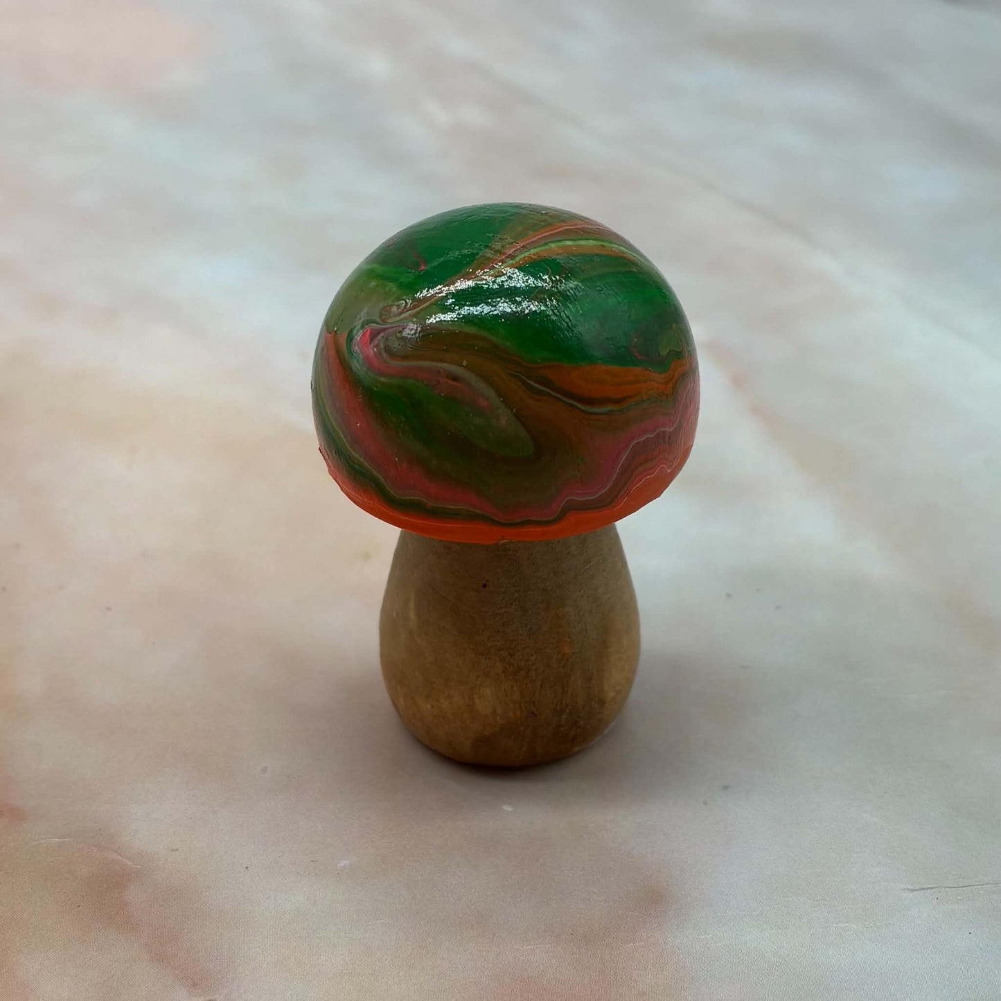 CharmShroom | Freestanding Mushroom Decoration | Wood & Acrylic Paint
