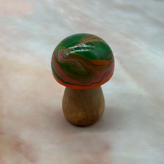 CharmShroom | Freestanding Mushroom Decoration | Wood & Acrylic Paint