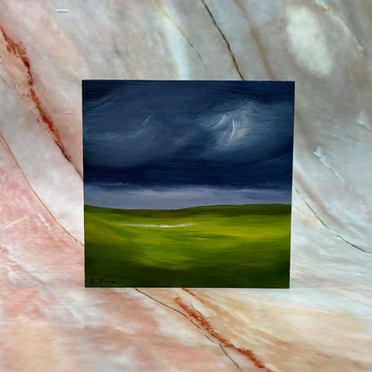 Malham | Original Painting | Acrylic on Wood | 6 x 6 inch