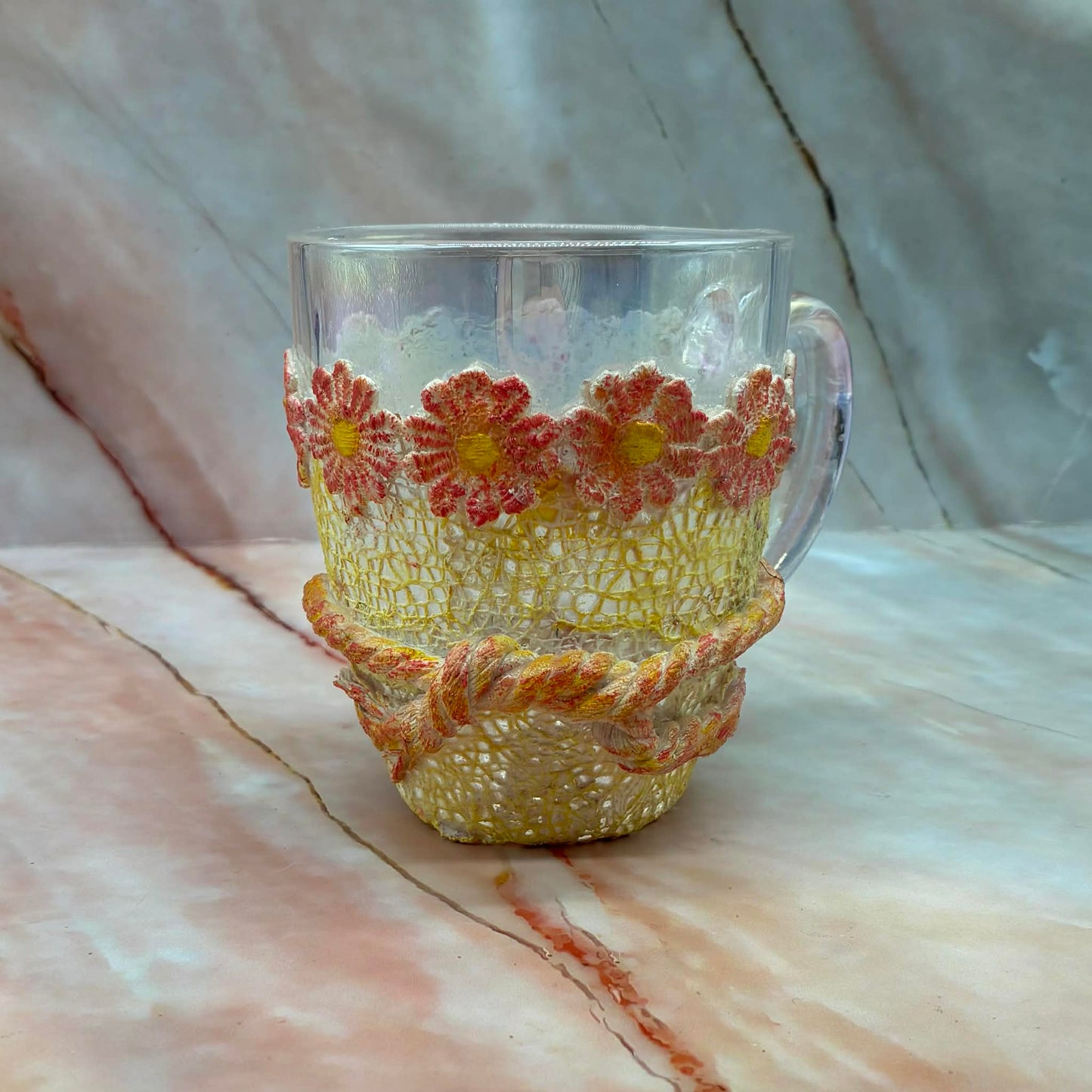 Hand Painted Glass Mugs | Various Styles