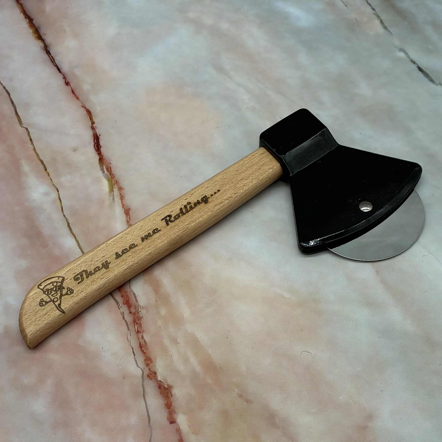 Pizza Axe | Laser Etched | Various Designs