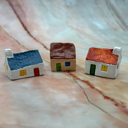 Miniature Ceramic Houses | Hand Painted | Various Styles