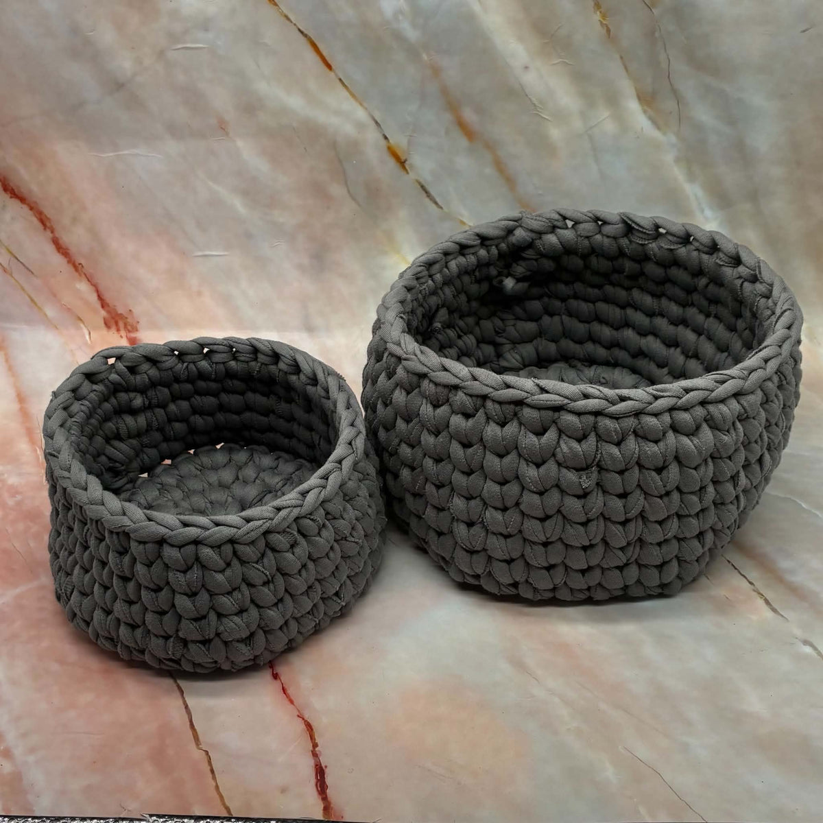 Handmade Storage Baskets | Crochet