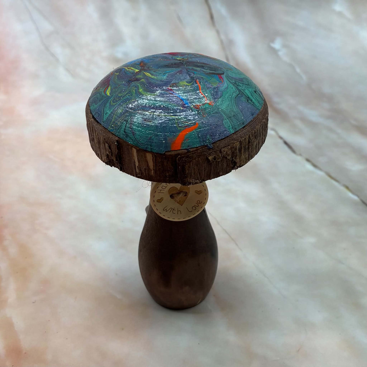 MegaShroom | Freestanding Mushroom Decoration | Wood & Acrylic Paint